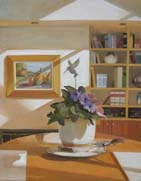 African Violet on Table