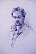 Drawing of Man's Face
