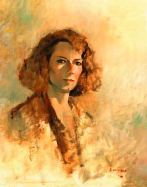 Oil Sketch of Woman's Head