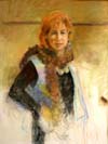 Woman wearing Boa