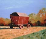 Farm Equipment in Landscape